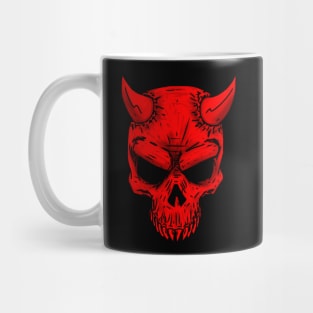 devil skull Mug